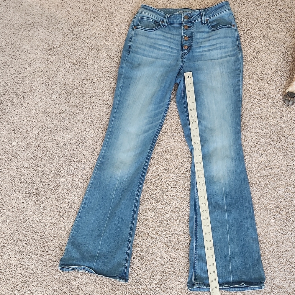 Button Fly Maurices Flare Jeans